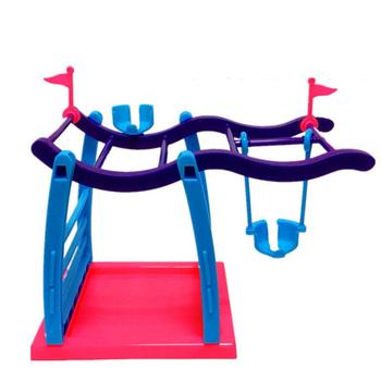 Plastic Jungle Gym Playset Swing Stand For Finger Baby Interactive Monkey Toy  fingerling wholesale