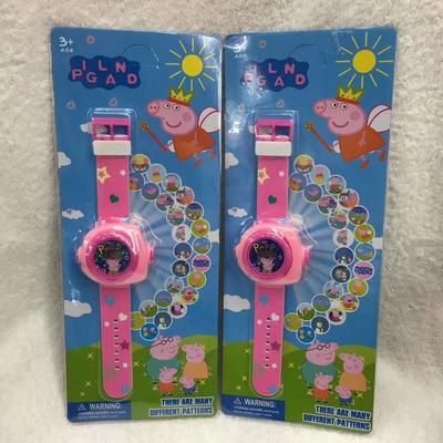Lamp 20 Images 3D LED Projection Peppa Pig Kids cartoon Watch