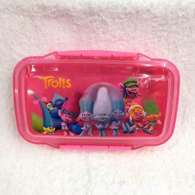 Plastic Can Microwave Kids cartoon Trolls and shopkins food box Simple Cute PJmasks lunch box