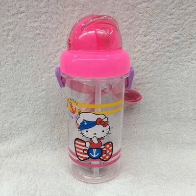 Children Frozen Hello Kitty kettle cute Little Pony Doraemon Sport water bottle cartoon spiderman car baby Plastic Water Bottle