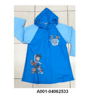 Children paw patrol  spiderman Cartoon Raincoat Kids Girls boy Hello Kitty sofia frozen Rainproof Rain Coat Hooded Rainwear