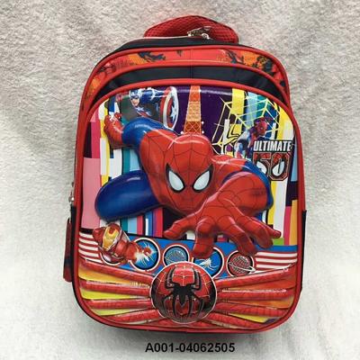 Students spiderman Captain America car school bag cartoon cute frozen sofia Hello Kitty backpacks