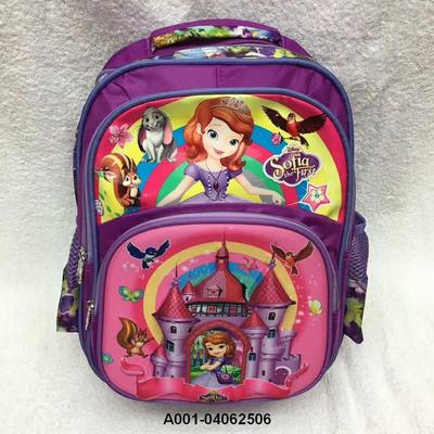 Cartoon lovely Hello Kitty frozen sofia backpacks students spiderman Captain America avengers car school bag