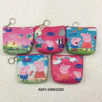 peppa pig princess frozen coin Purses girls little pony sofia mini Wallets Cute Cartoon minnie mickey Hello Kitty Money Bags