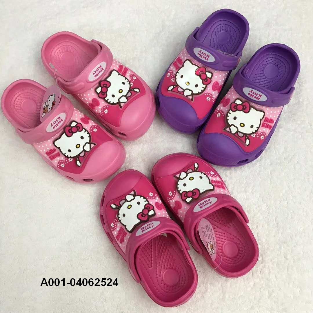Kids Hello Kitty LED Flash Lamp shoes Girls Boys Minnie Garden Sandals Summer Children Sandals