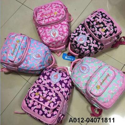 Hello Kitty satchel latest school bags for girls backpacks children Guangzhou wholesale